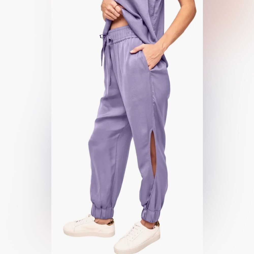 Adore Me Bethany Tank & Jogger Loungewear Set Purple Medium NWT IN PKG - Picture 3 of 9